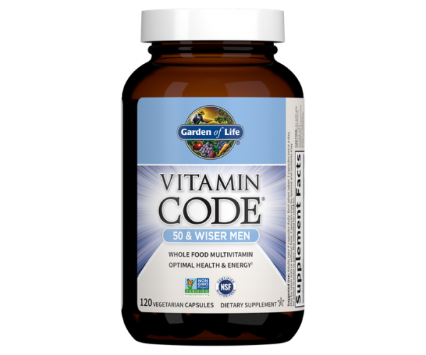 Вітаміни для чоловіків 50+ Vitamin Code 50 & Wiser Men Garden of Life 120 капсул (GOL004)
Вітаміни для чоловіків 50+ Vitamin Code 50 & Wiser Men Garden of Life 120 капсул (GOL004)