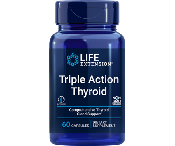 Підтримка щитовидної залози: тироїд потрійної дії Triple Action Thyroid Life Extension 60 капсул (LE050)
Підтримка щитовидної залози: тироїд потрійної дії Triple Action Thyroid Life Extension 60 капсул (LE050)