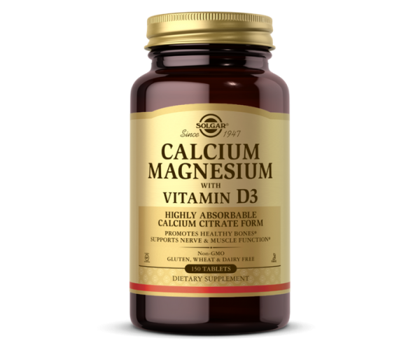 Кальцій і магній з вітаміном D3 Calcium Magnesium D3 Solgar 150 таблеток (SOL119)
Кальцій і магній з вітаміном D3 Calcium Magnesium D3 Solgar 150 таблеток (SOL119)