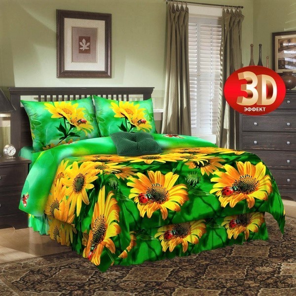 Комплект постельного белья Желтые ромашки 3D CottonTwill 1-спальный 150х220 см Бязь (РБ015-1)
Комплект постельного белья Желтые ромашки 3D CottonTwill 1-спальный 150х220 см Бязь (РБ015-1)