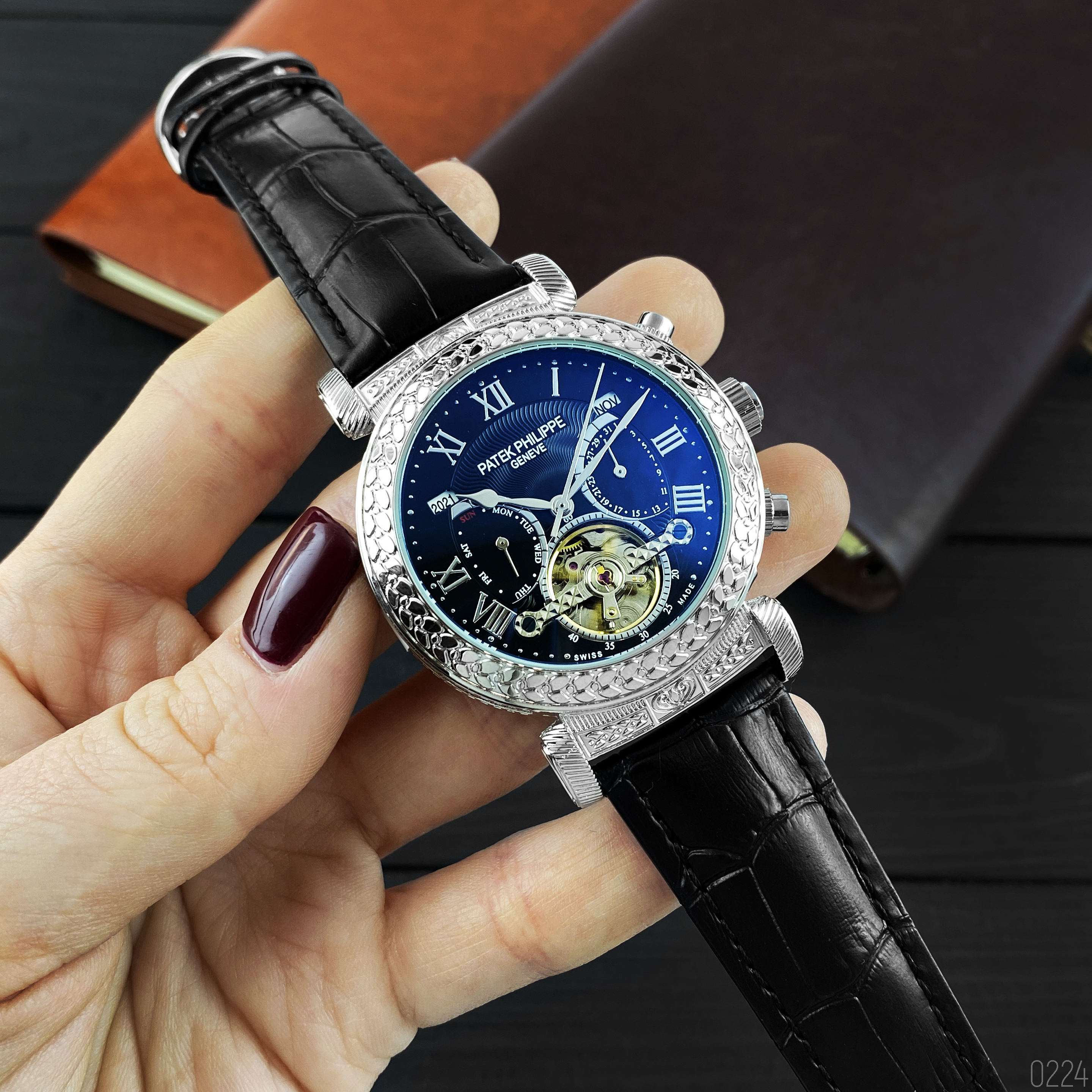 Наручний годинник Patek Philippe Grand Complications Power Tourbillon Black-Silver-Black
Наручний годинник Patek Philippe Grand Complications Power Tourbillon Black-Silver-Black