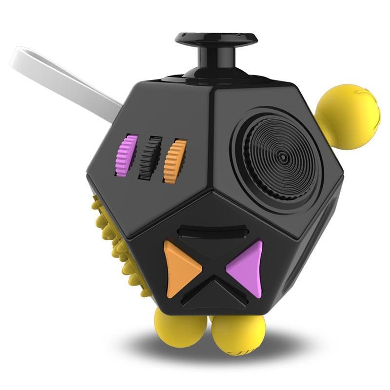 Антистресс-игрушка куб Fidget Cube на 12 сторон для снятия напряжения Куб 3.3 см Черный 2
Антистресс-игрушка куб Fidget Cube на 12 сторон для снятия напряжения Куб 3.3 см Черный 2