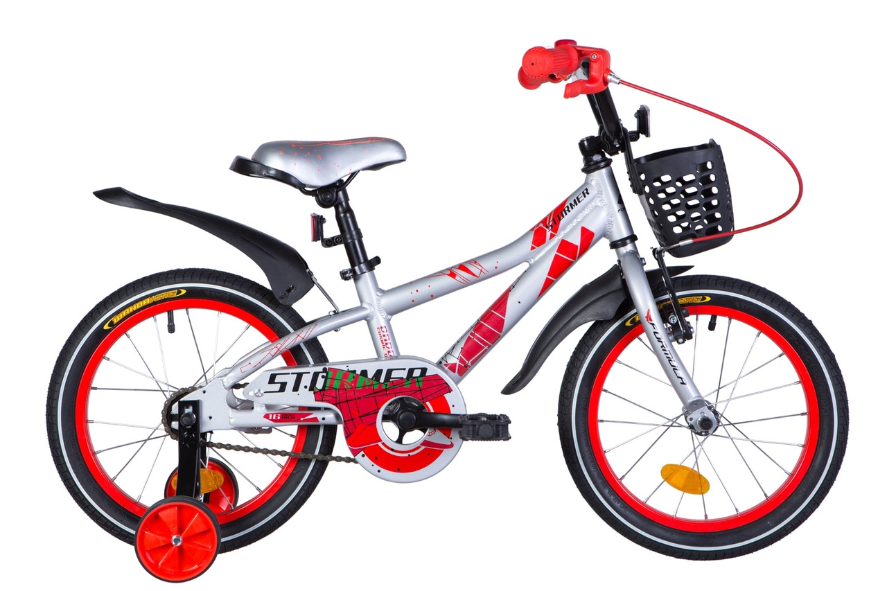 Велосипед AL 18" Formula STORMER рама-9" серебристо-красный с крылом Pl, с корзиной Pl 2021
Велосипед AL 18" Formula STORMER рама-9" серебристо-красный с крылом Pl, с корзиной Pl 2021