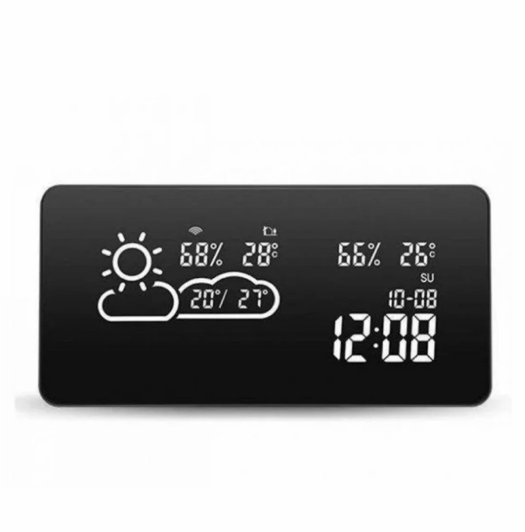 Часы настольные электронные LED VST-882 Original с погодой и Wi-Fi от сети black/white
Часы настольные электронные LED VST-882 Original с погодой и Wi-Fi от сети black/white