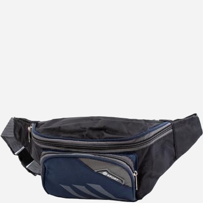 

Мужская сумка поясая Valiria Fashion 4DETBI3260-6 Черная/Темно-Синее