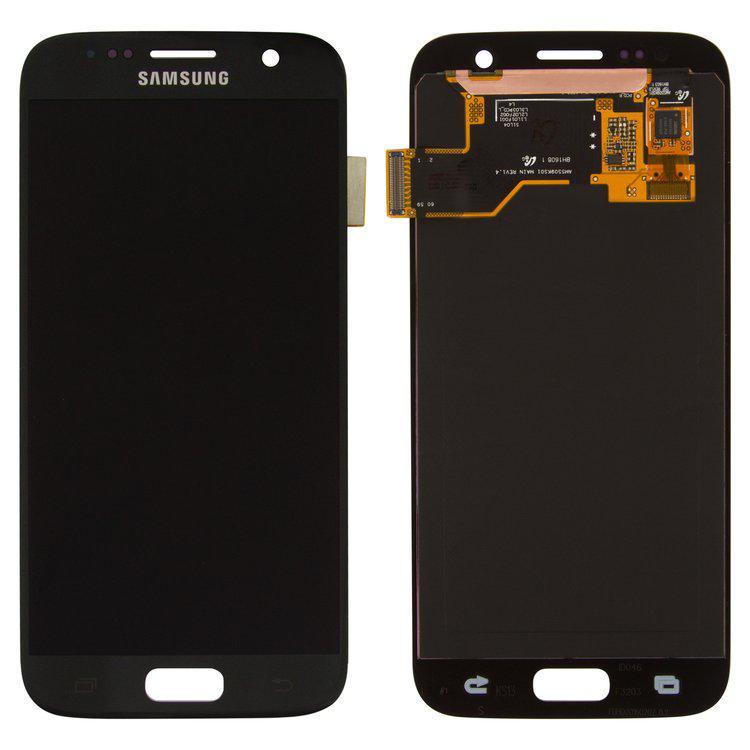 Дисплей для Samsung G930 Galaxy S7, чорний, із сенсорним екраном, Original (PRC), original glass
Дисплей для Samsung G930 Galaxy S7, чорний, із сенсорним екраном, Original (PRC), original glass
