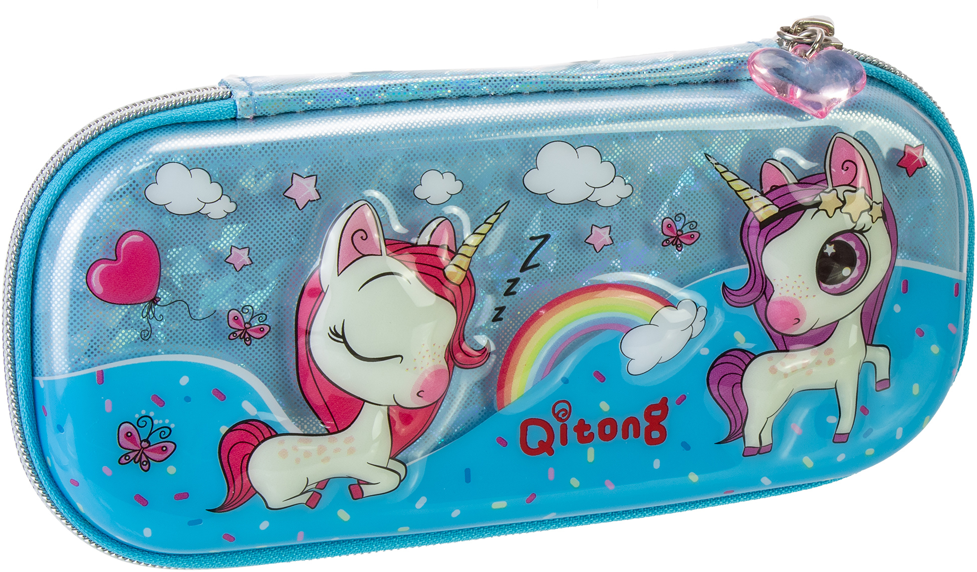 Пенал Cool For School блестящий 1 отделение с органайзером голубой (QT-5768-Blue)
Пенал Cool For School блестящий 1 отделение с органайзером голубой (QT-5768-Blue)