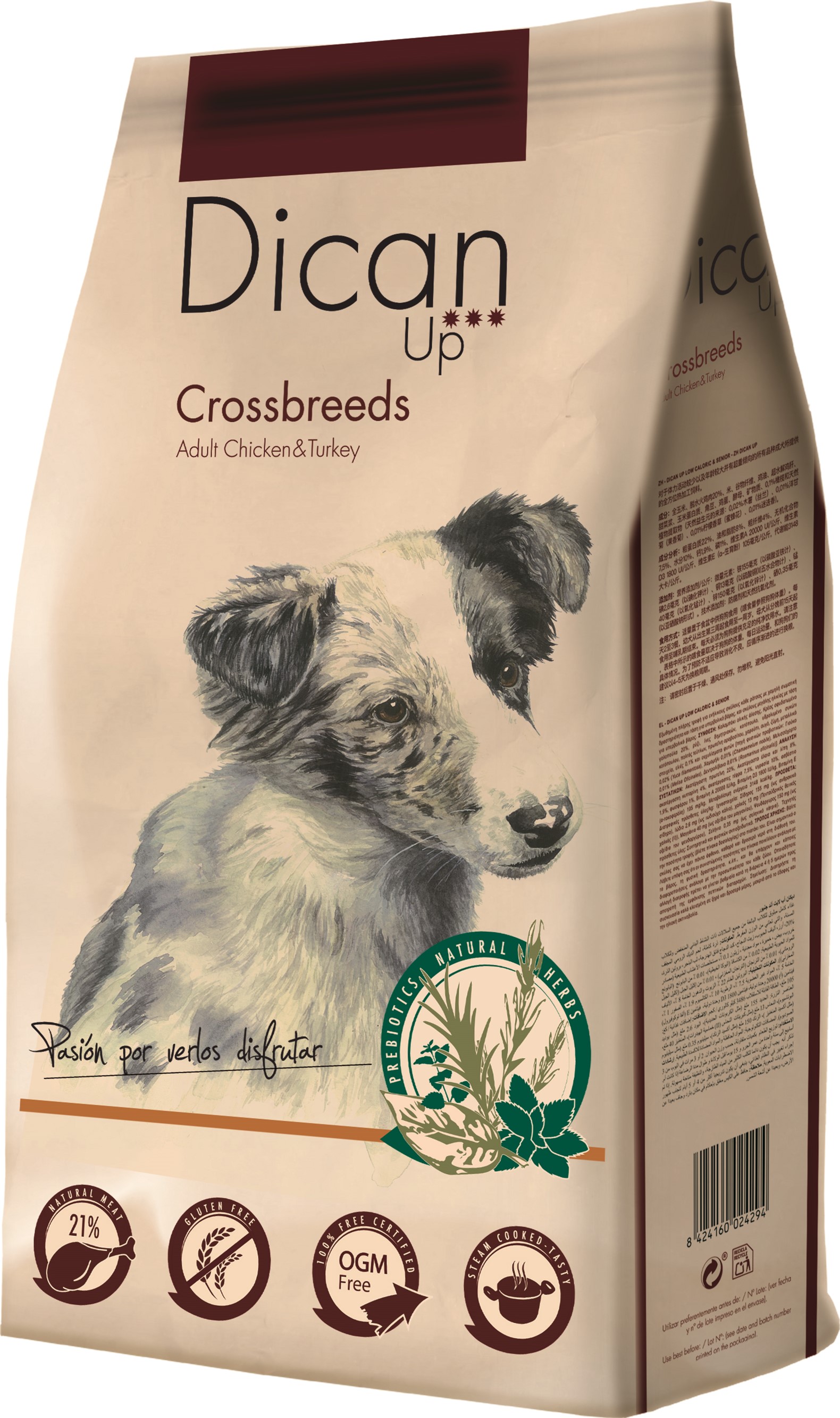 Сухой корм для собак Dibaq Diproteg Dican Up Cross Breeds со вкусом курицы и индейки 3 кг
Сухой корм для собак Dibaq Diproteg Dican Up Cross Breeds со вкусом курицы и индейки 3 кг