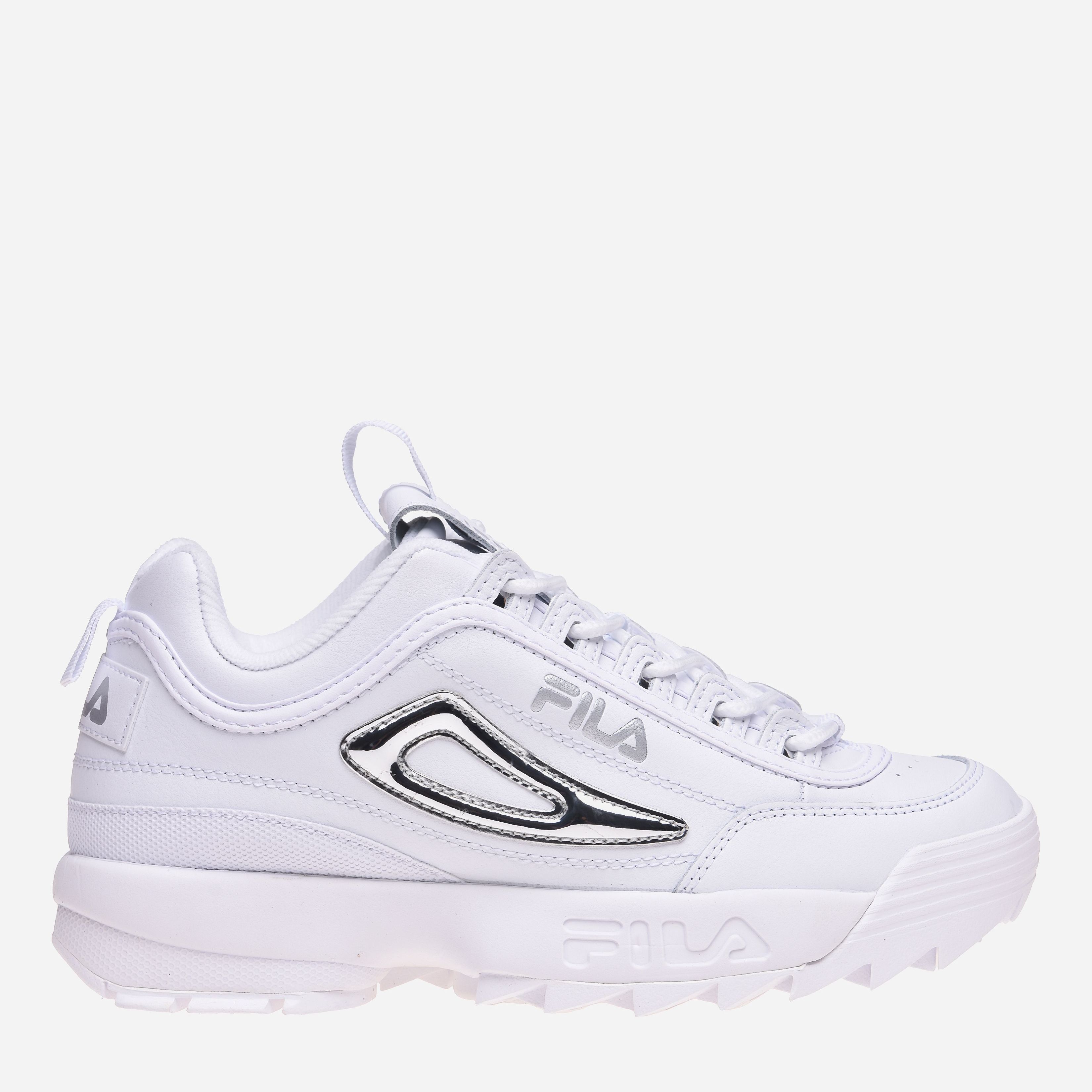 Кроссовки Fila Disruptor II Metallic Accent Women's Low 5FM00702-103 39 (7.5) 24.5 см Белые с серебристым
Кроссовки Fila Disruptor II Metallic Accent Women's Low 5FM00702-103 39 (7.5) 24.5 см Белые с серебристым