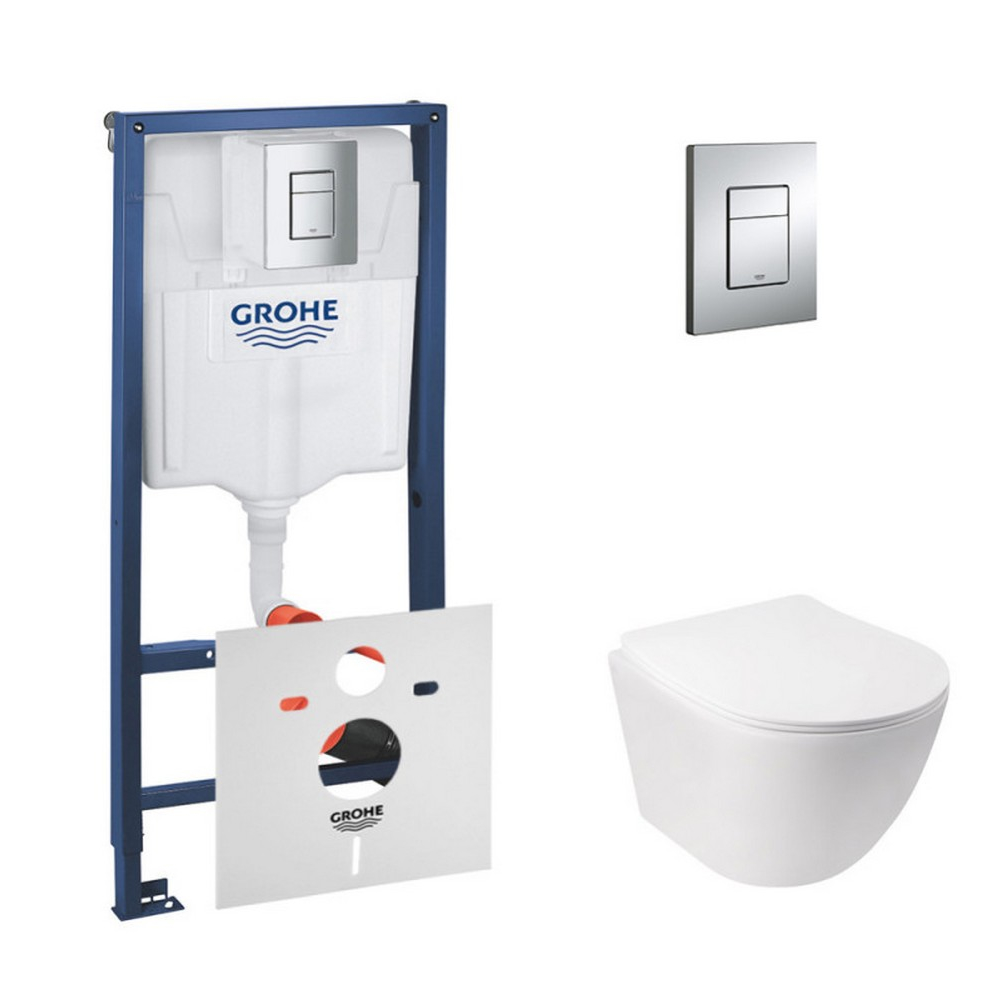 Набор Инсталляция 4 В 1 Grohe Rapid Sl 38772001 + Унитаз С Сиденьем Qtap Jay Qt16335178W
Набор Инсталляция 4 В 1 Grohe Rapid Sl 38772001 + Унитаз С Сиденьем Qtap Jay Qt16335178W