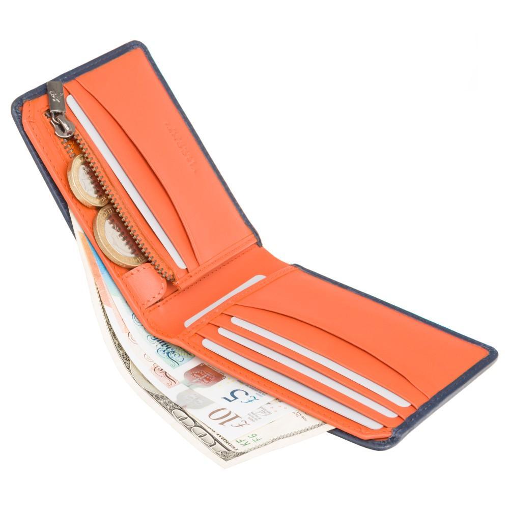 Сине-оранжевый мужской кошелек Visconti PLR72 Segesta Tap'n'Go (Steel Blue/Orange)
Сине-оранжевый мужской кошелек Visconti PLR72 Segesta Tap'n'Go (Steel Blue/Orange)