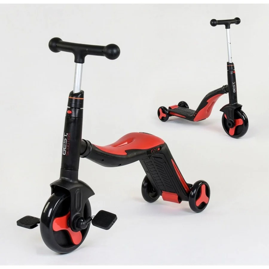 Самокат беговел велосипед 3в1 Best Scooter JT с подсветкой 8 мелодий Красный
Самокат беговел велосипед 3в1 Best Scooter JT с подсветкой 8 мелодий Красный