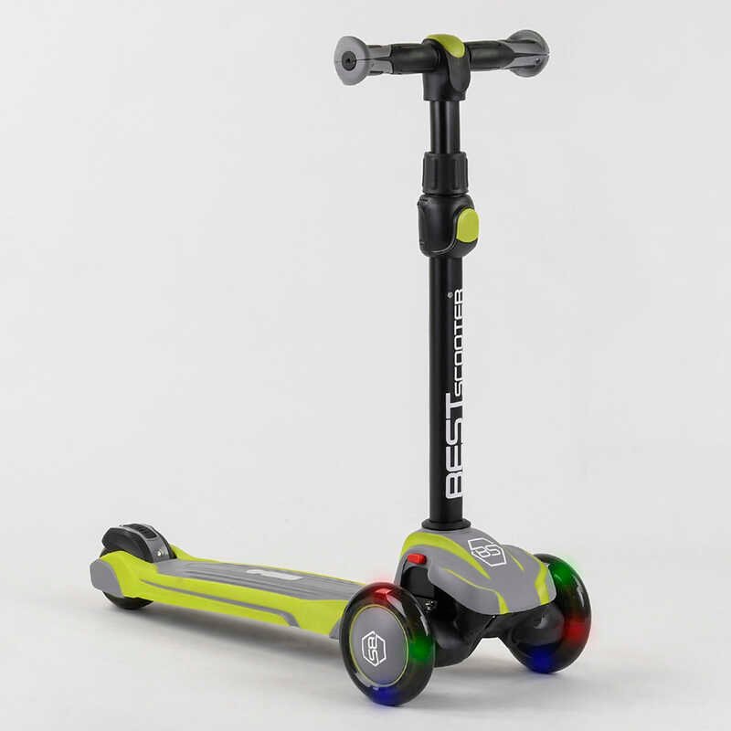 Самокат трехколесный Best Scooter MX-50105 салатовый, maxi алюминиевый руль, 3 колеса PU со подсветкаом, d=12 см
Самокат трехколесный Best Scooter MX-50105 салатовый, maxi алюминиевый руль, 3 колеса PU со подсветкаом, d=12 см