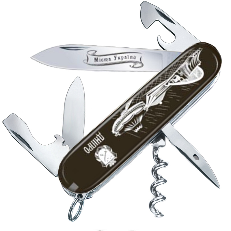 Нож складной, мультитул Victorinox Spartan City 3D Днепр (91мм, 12 функций), черный 1.3603.3R32
Нож складной, мультитул Victorinox Spartan City 3D Днепр (91мм, 12 функций), черный 1.3603.3R32