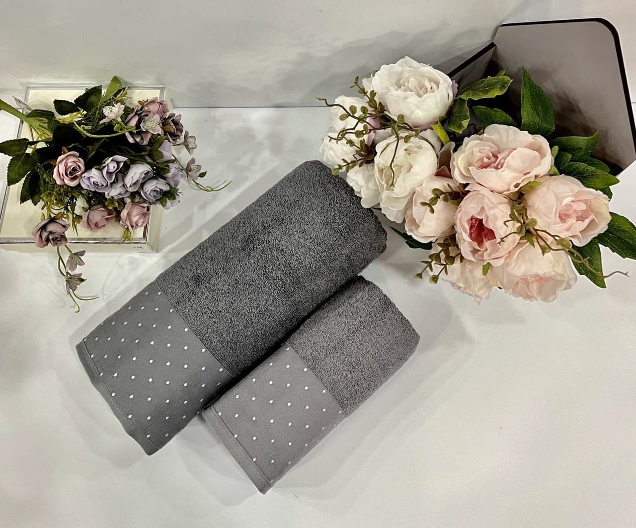 Полотенца Pupilla Collection Хлопок-бамбук 100 Pitircik 50 x 90 70 x 140 темно серый
Полотенца Pupilla Collection Хлопок-бамбук 100 Pitircik 50 x 90 70 x 140 темно серый