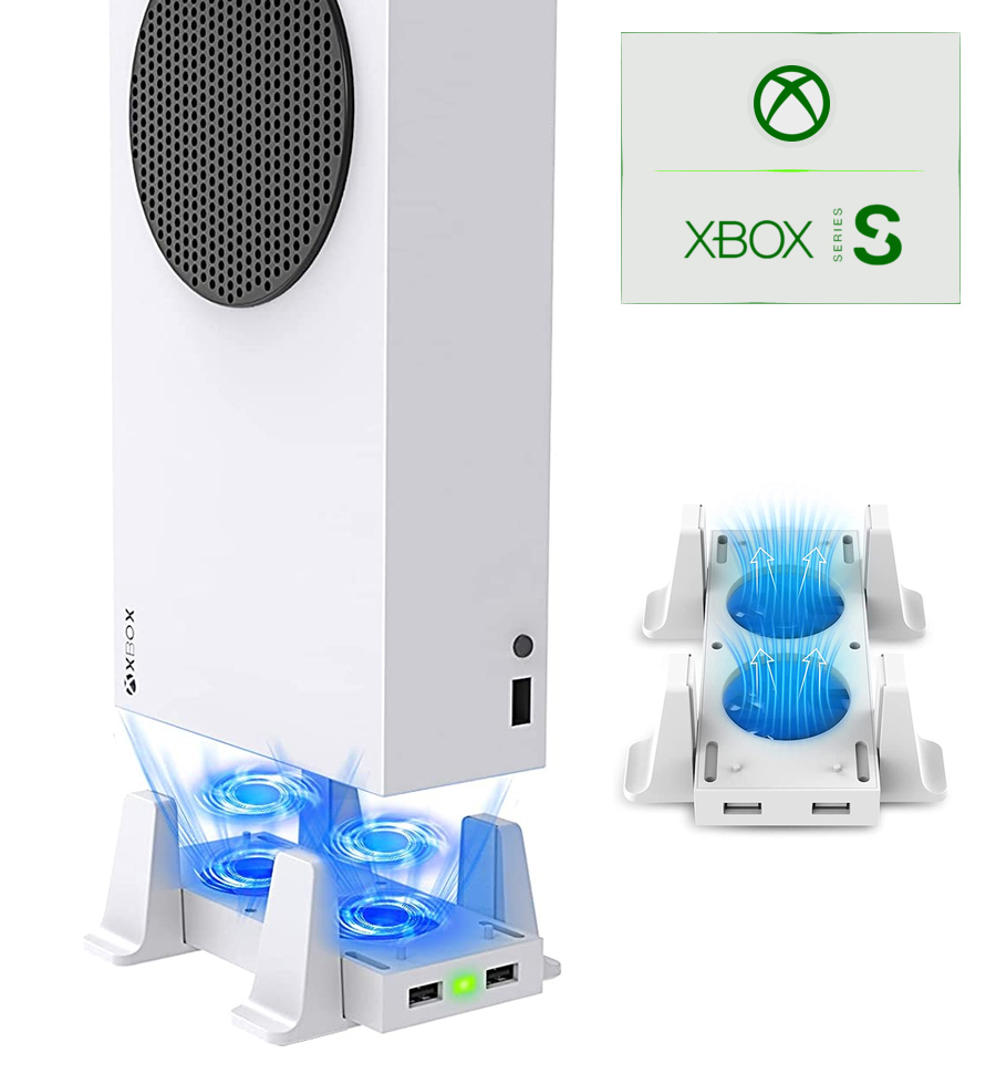 Вертикальная охлаждающая подставка DOBE для игровой приставки-консоли Xbox Series S с тремя уровнями скорости обдува кулеров
Вертикальная охлаждающая подставка DOBE для игровой приставки-консоли Xbox Series S с тремя уровнями скорости обдува кулеров
