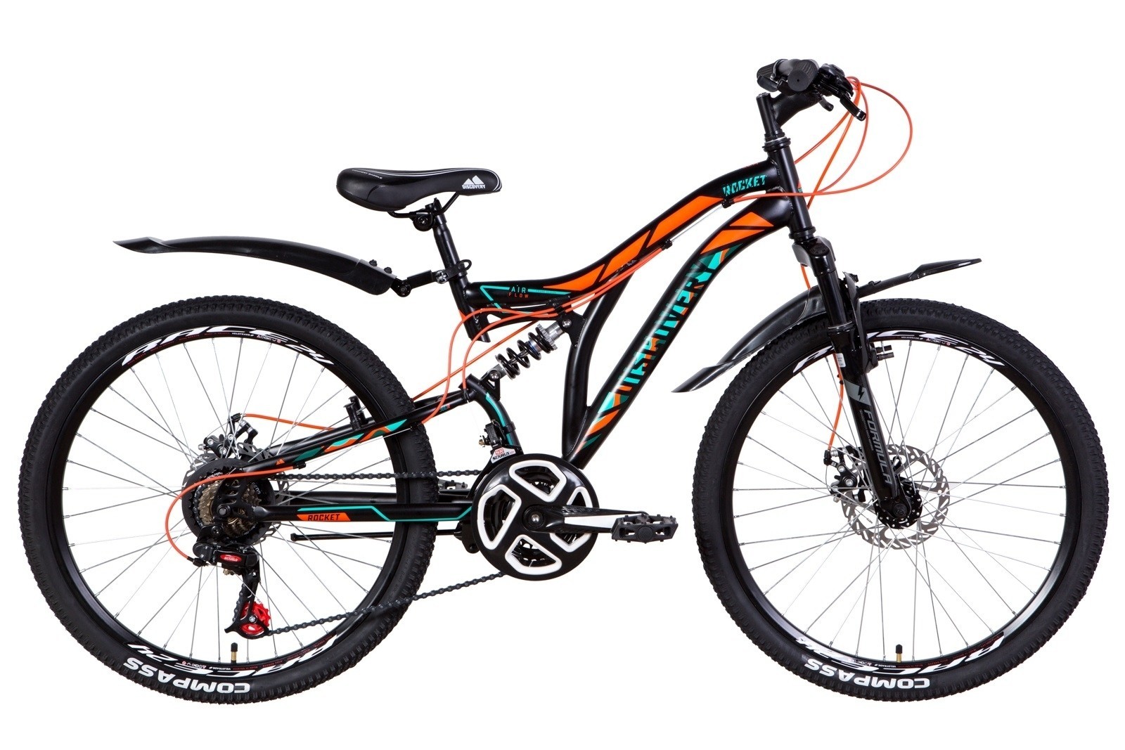 Велосипед ST 24 Discovery ROCKET AM2 DD рама-15 черно-оранжевый с бирюзовым (м) с крылом Pl 2021/0164
Велосипед ST 24 Discovery ROCKET AM2 DD рама-15 черно-оранжевый с бирюзовым (м) с крылом Pl 2021/0164