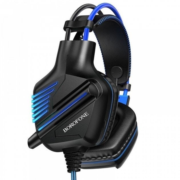 Игровые наушники Borofone Racing BO101 PC игровая гарнитура для компьютера Black-blue
Игровые наушники Borofone Racing BO101 PC игровая гарнитура для компьютера Black-blue