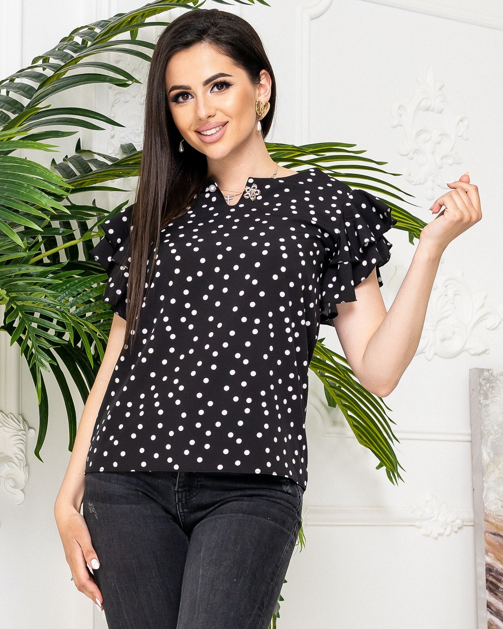 Блузка Khan 2XL черная в горох kh166/1, Блузка Khan 52 2XL черная в горох kh166/1
Блузка Khan 2XL черная в горох kh166/1, Блузка Khan 52 2XL черная в горох kh166/1
