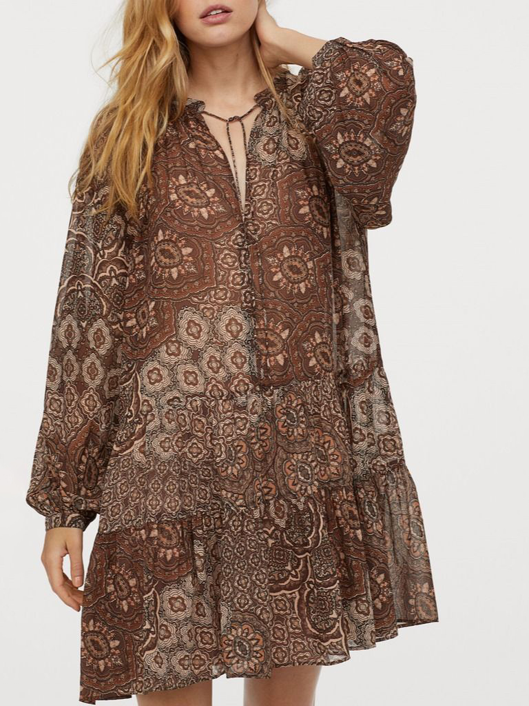 Платье H&M 0797119-001 L Коричневое (СА2000001640692)
Платье H&M 0797119-001 L Коричневое (СА2000001640692)