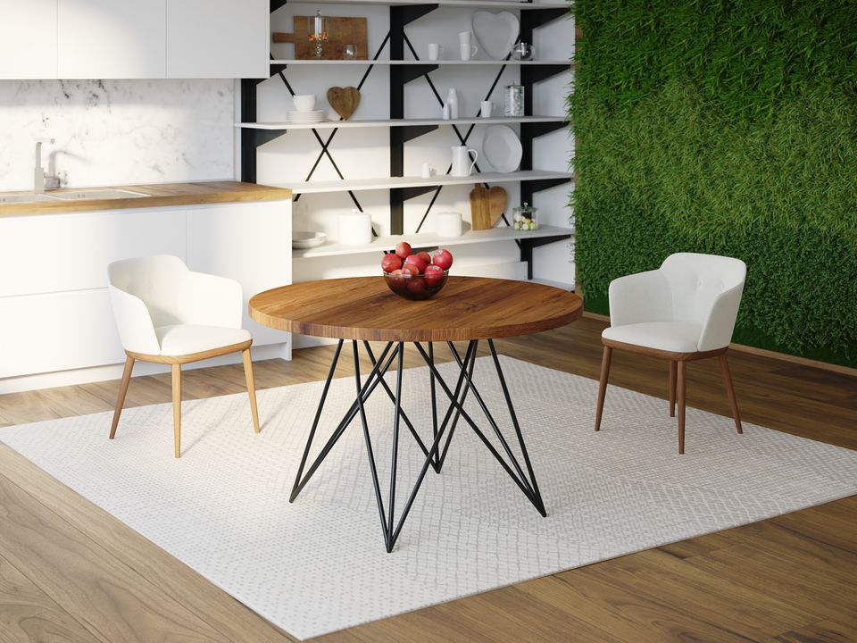 Обеденный стол HYGGE HG144 Біркерьод Круглый 100 х 100 х 75 см ДСП Дуб Ореховый
Обеденный стол HYGGE HG144 Біркерьод Круглый 100 х 100 х 75 см ДСП Дуб Ореховый
