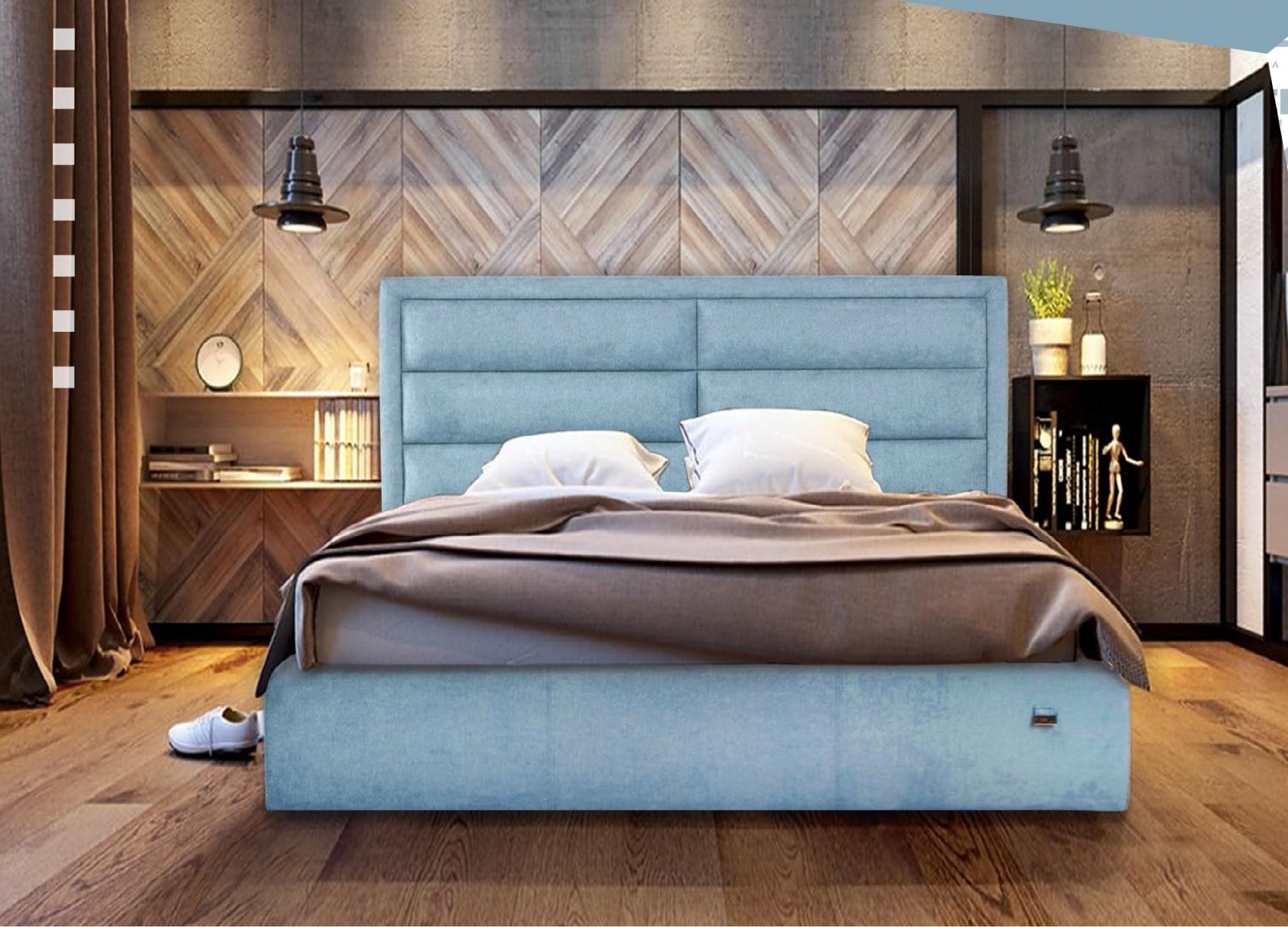 Кровать Orlando VIP 140 х 190 см Jeans С дополнительной металлической цельносварной рамой Синяя
Кровать Orlando VIP 140 х 190 см Jeans С дополнительной металлической цельносварной рамой Синяя