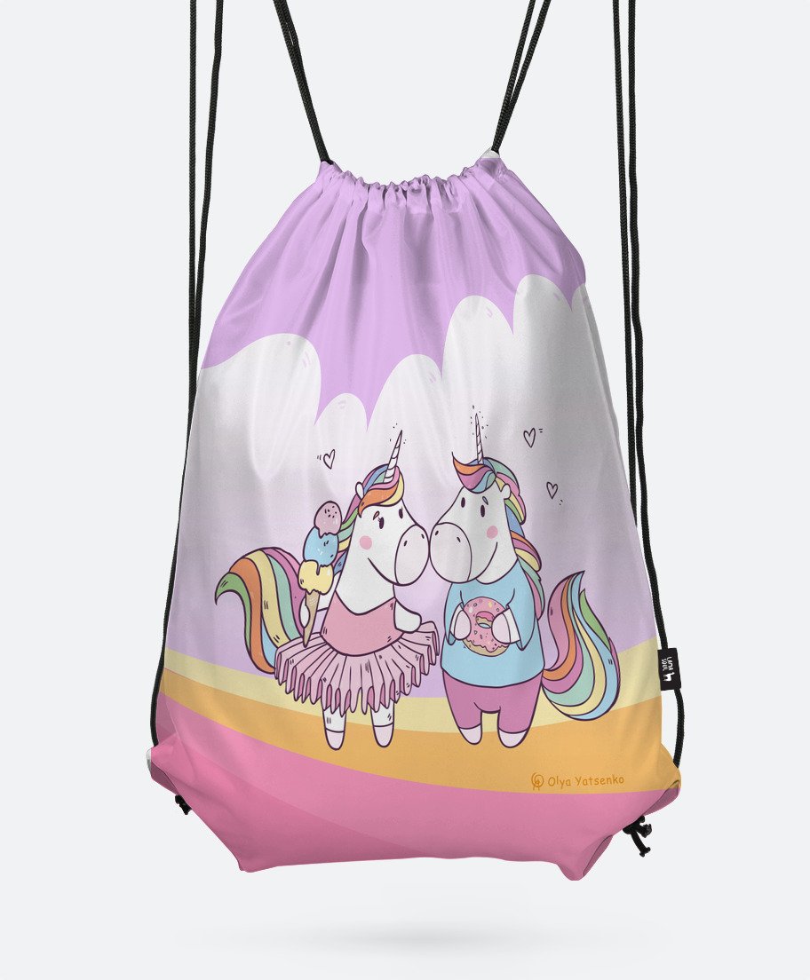 Рюкзак Lamasoul з принтом "Unicorns in Love"
Рюкзак Lamasoul з принтом "Unicorns in Love"