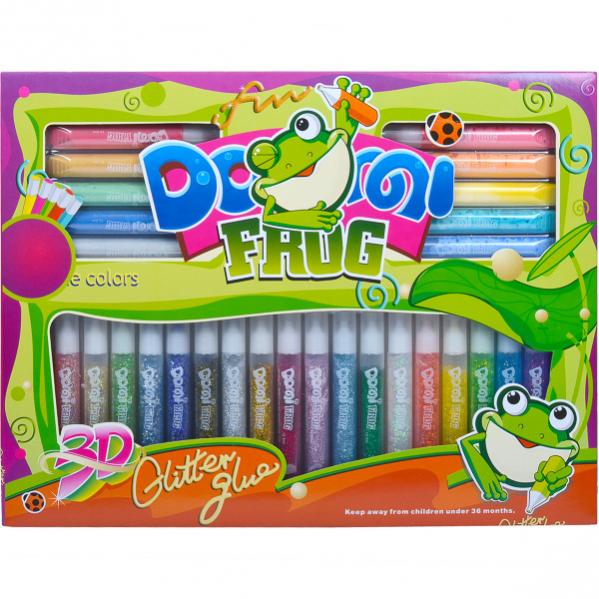 Клей с блестками Dorgi Frog 28 цветов по 10.5мл для творчества - Dorgi frog - GG-009
Клей с блестками Dorgi Frog 28 цветов по 10.5мл для творчества - Dorgi frog - GG-009