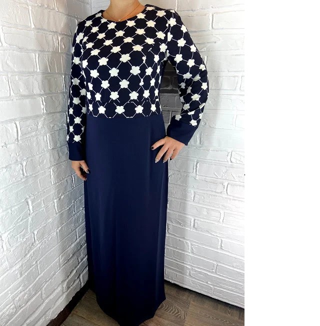 Платье женское Geri 963 синее, Платье женское Geri 963 синее 50 
Платье женское Geri 963 синее, Платье женское Geri 963 синее 50