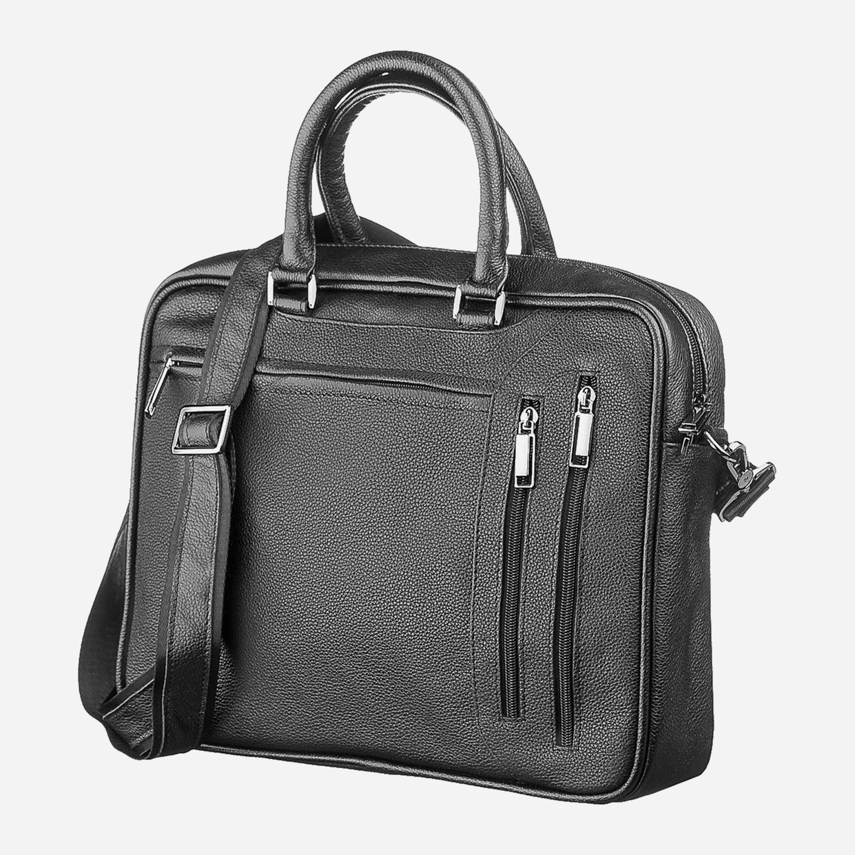 Мужская кожаная сумка Shvigel 13934 Черная
Мужская кожаная сумка Shvigel 13934 Черная