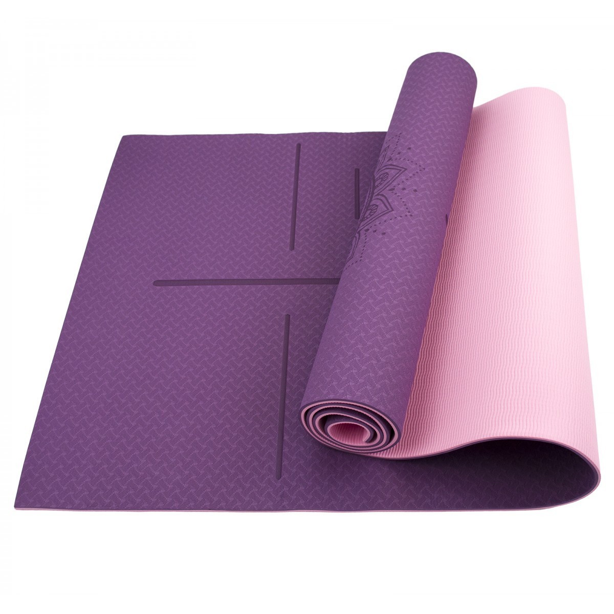 Фитнес-коврик Profi Yoga Mat TPE 1,83мx0,61мx6мм для фитнеса, йоги, тренировок фиолетово-розовый (MS0613-22)
Фитнес-коврик Profi Yoga Mat TPE 1,83мx0,61мx6мм для фитнеса, йоги, тренировок фиолетово-розовый (MS0613-22)