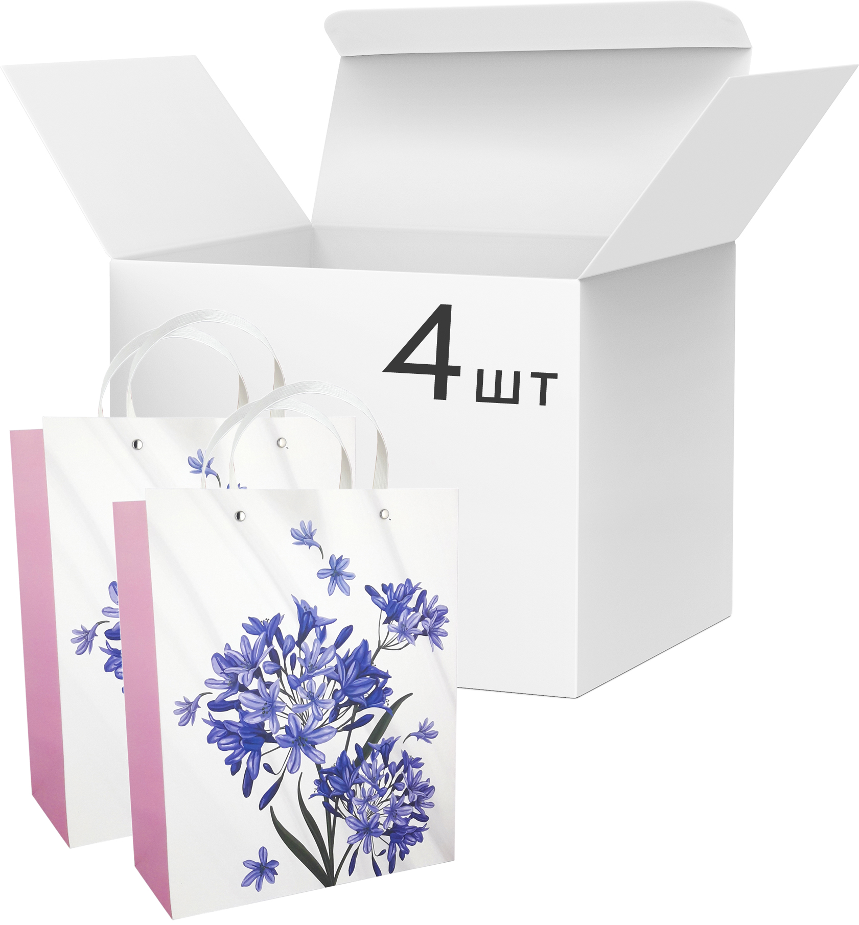 Набор пакетов подарочных Angel Gifts 320х260х120 мм Азалия 4 шт (Я45957_AG91369_4)
Набор пакетов подарочных Angel Gifts 320х260х120 мм Азалия 4 шт (Я45957_AG91369_4)