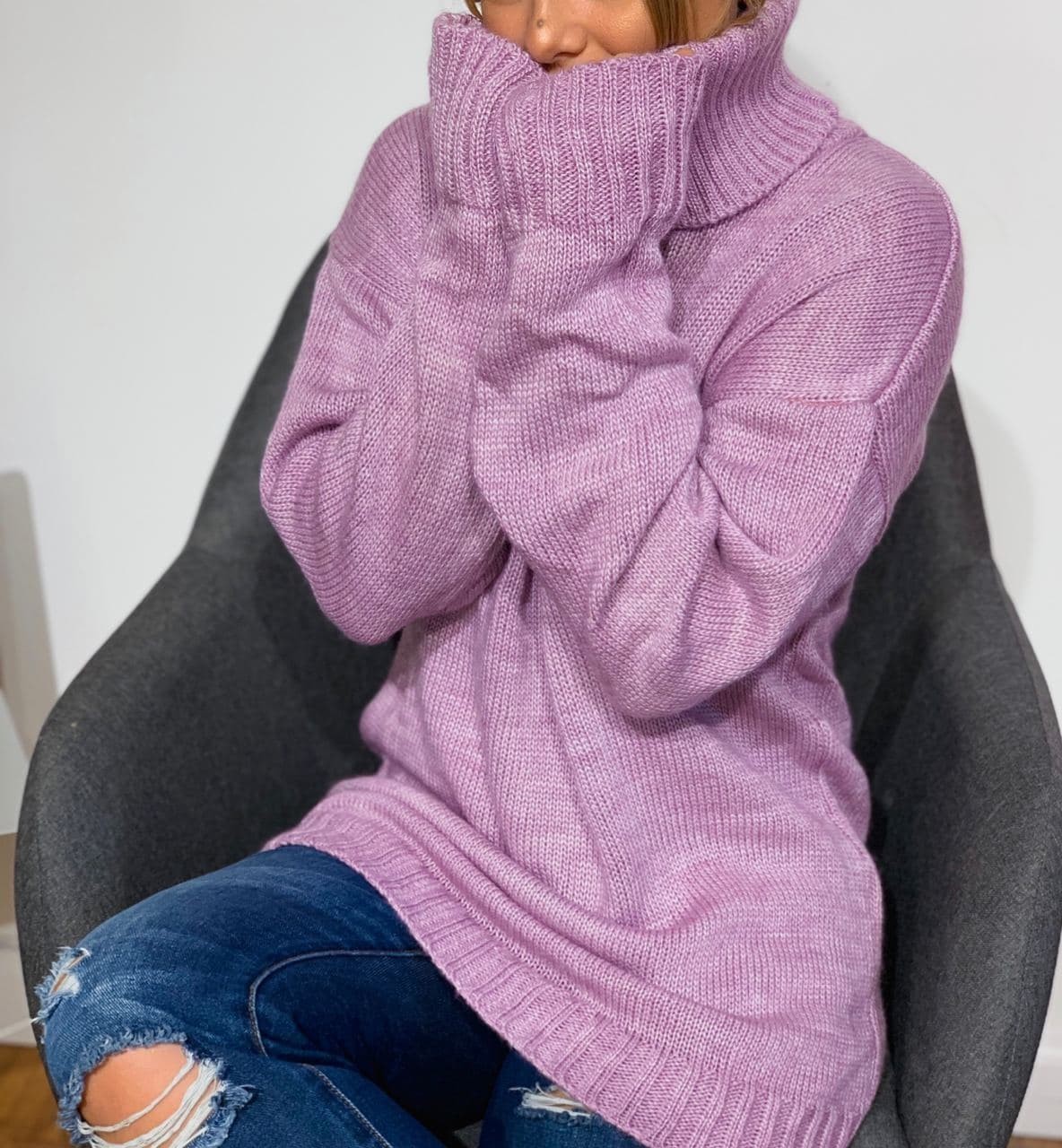 Свитер - SRS - Удлиненный свитер - 42-48 - светлая сирень
Свитер - SRS - Удлиненный свитер - 42-48 - светлая сирень