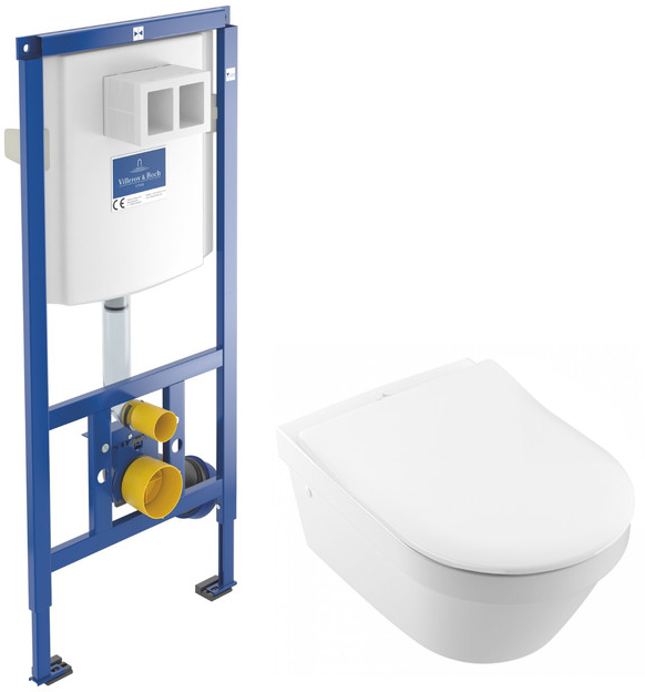 Инсталляция VILLEROY&BOCH 92246100 с унитазом Archetectura 4694R001 с сиденьем Slim Soft Close 9M70S101 дюропласт
Инсталляция VILLEROY&BOCH 92246100 с унитазом Archetectura 4694R001 с сиденьем Slim Soft Close 9M70S101 дюропласт