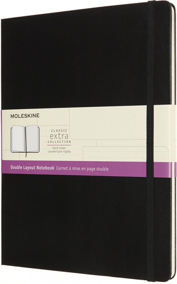 Блокнот Moleskine Classic Double Layout великий 19 х 25 см лінія-нелінований чорний
Блокнот Moleskine Classic Double Layout великий 19 х 25 см лінія-нелінований чорний