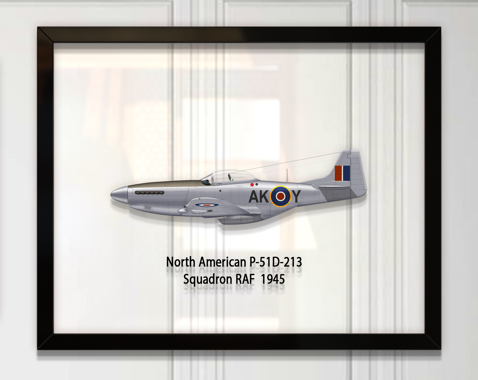 Принт на стекле Artel «Истребитель North American P-51D Mustang 213 Эскадрилья 1945 год» 50 x 40см
Принт на стекле Artel «Истребитель North American P-51D Mustang 213 Эскадрилья 1945 год» 50 x 40см