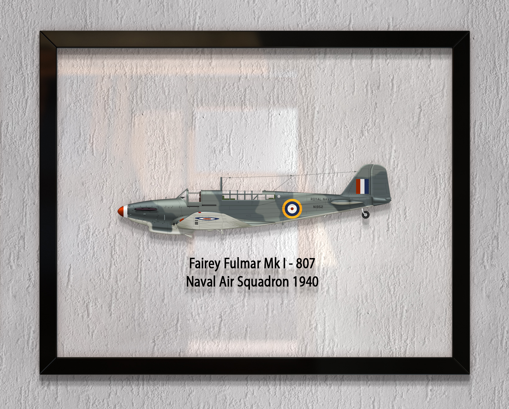 Принт на стекле Artel «Истребитель Fairey Fulmar Mk I 807 Эскадрилья 1940 год» 50 x 40см
Принт на стекле Artel «Истребитель Fairey Fulmar Mk I 807 Эскадрилья 1940 год» 50 x 40см