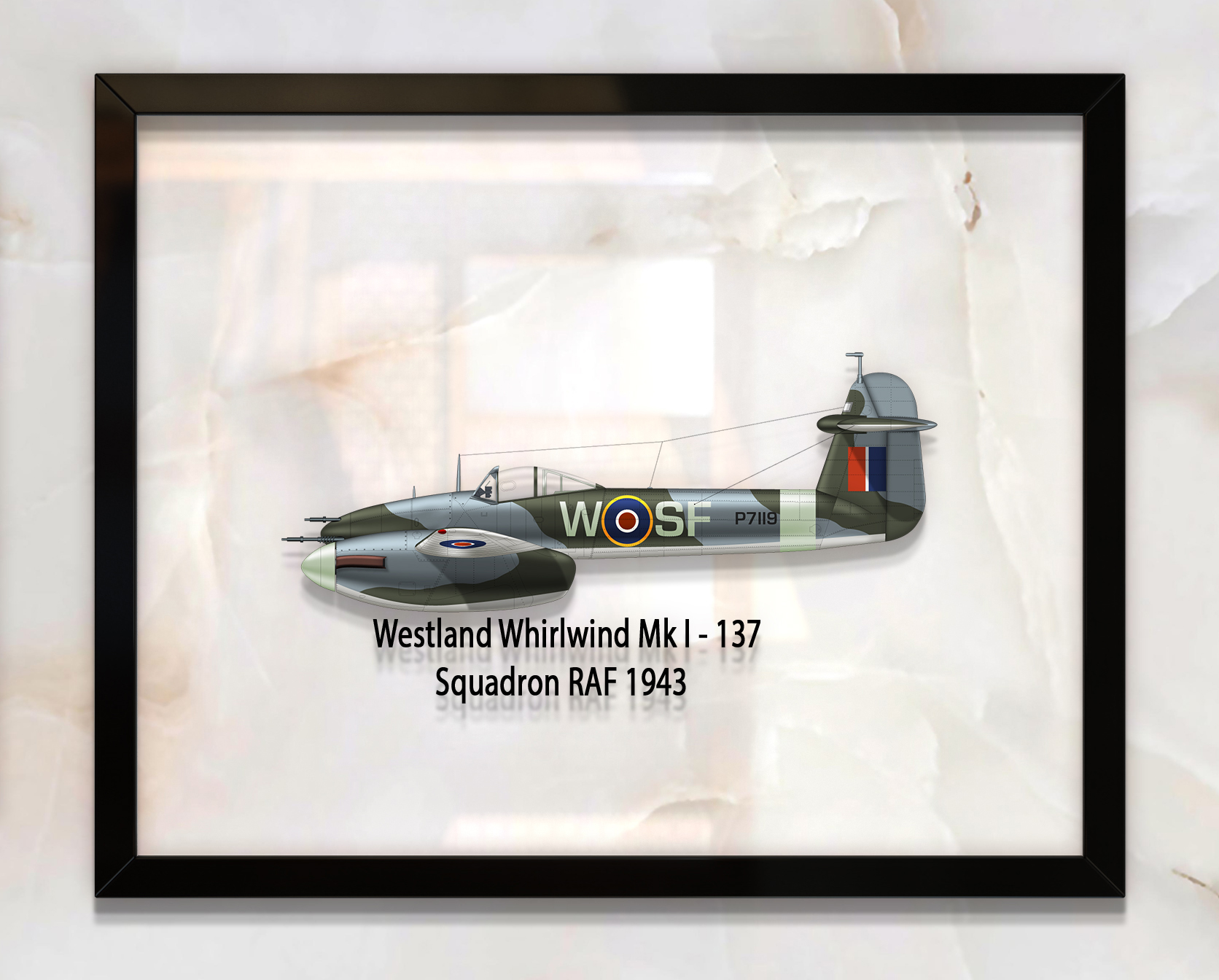 Принт на стекле Artel «Самолет Westland Whirlwind Mk. I 137 Эскадрилья 1943 год» 36 x 28см
Принт на стекле Artel «Самолет Westland Whirlwind Mk. I 137 Эскадрилья 1943 год» 36 x 28см