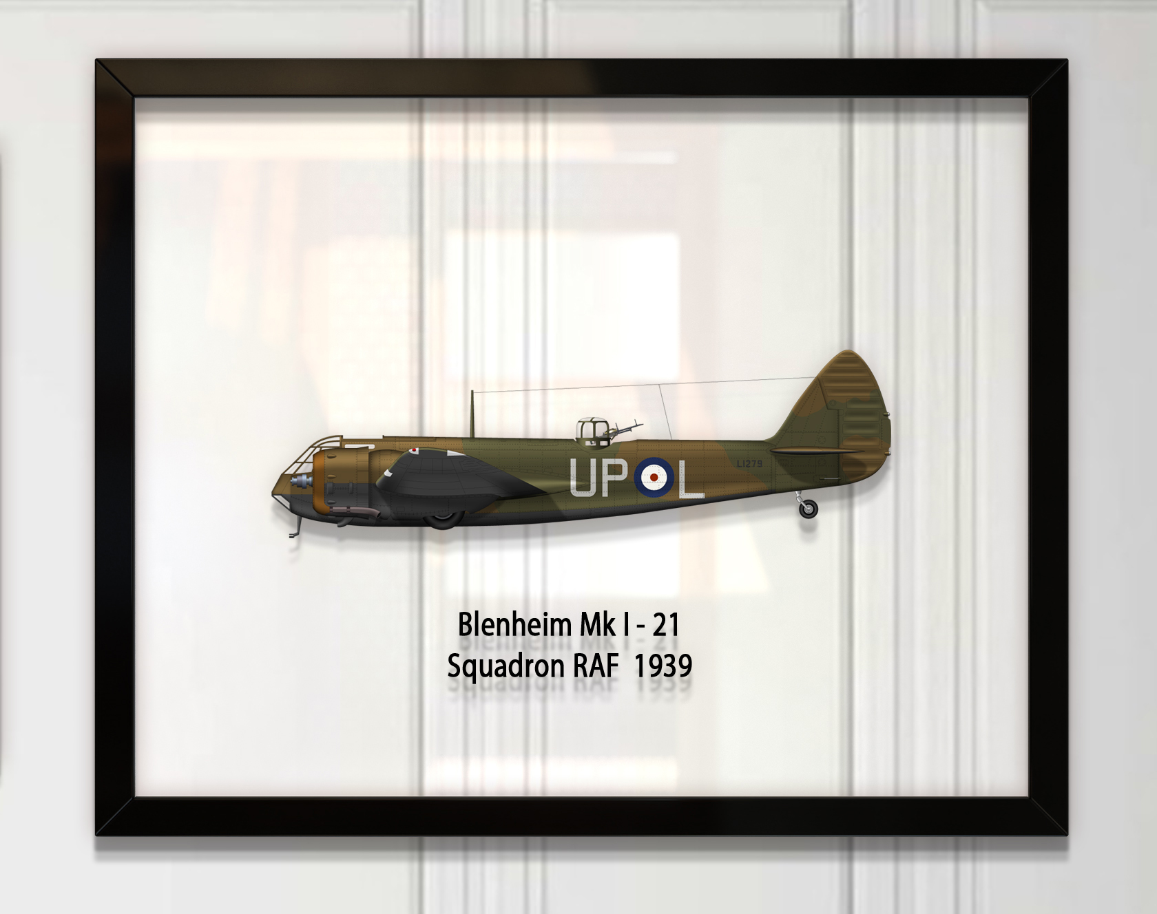Принт на стекле Artel «Легкий бомбардировщик Bristol Blenheim Mk 1 21 Эскадрилья 1939 год» 46 x 36см
Принт на стекле Artel «Легкий бомбардировщик Bristol Blenheim Mk 1 21 Эскадрилья 1939 год» 46 x 36см