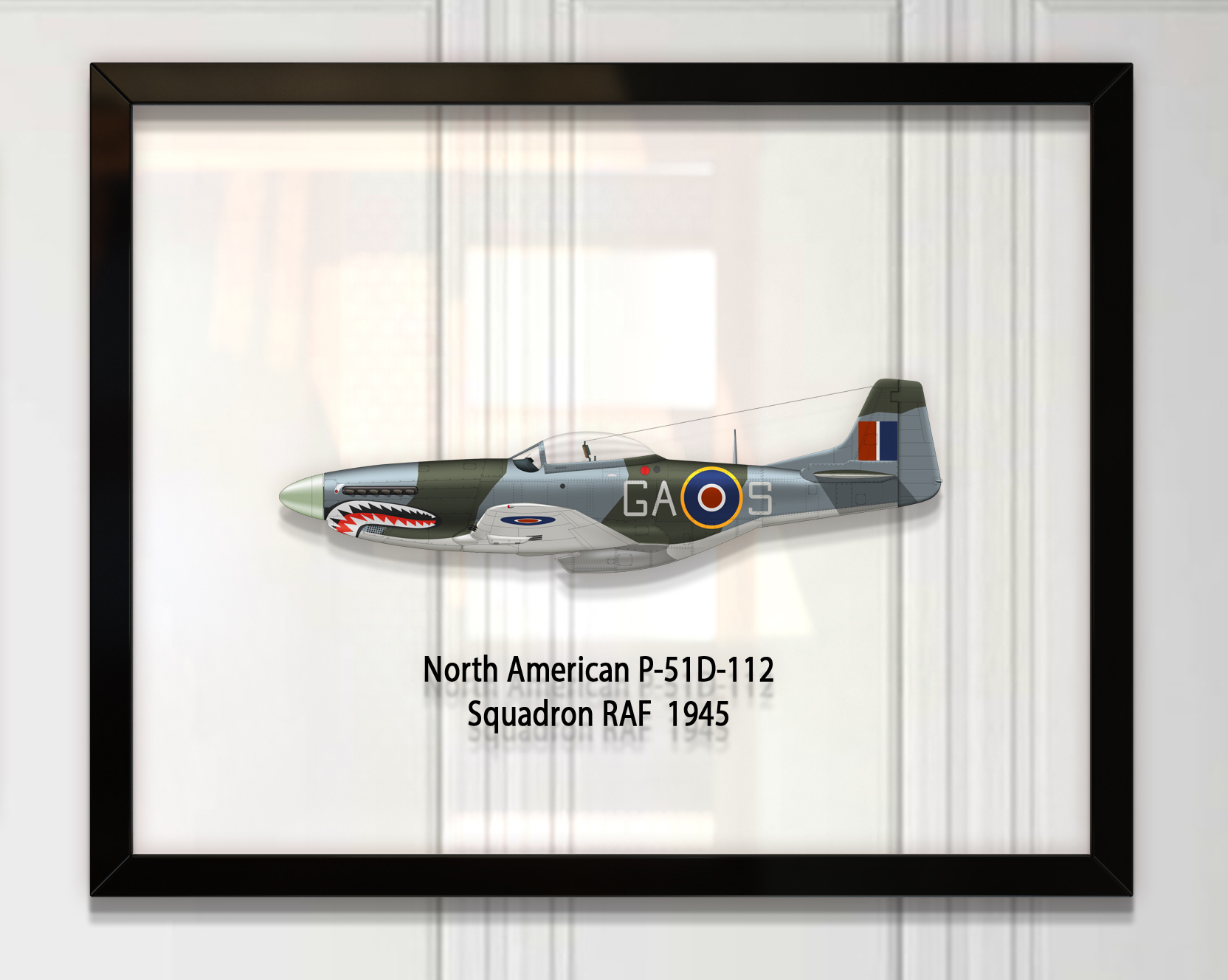 Принт на стекле Artel «Истребитель North American P-51D Mustang 112 Эскадрилья 1945 год» 46 x 36см
Принт на стекле Artel «Истребитель North American P-51D Mustang 112 Эскадрилья 1945 год» 46 x 36см