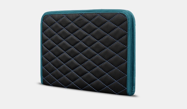 Органайзер для документов А4 от Carbag Черный с синей строчкой и бирюзовой окантовкой
Органайзер для документов А4 от Carbag Черный с синей строчкой и бирюзовой окантовкой