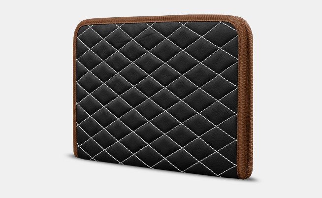 Органайзер для документов А4 от Carbag Черный с белой строчкой и коричневой окантовкой
Органайзер для документов А4 от Carbag Черный с белой строчкой и коричневой окантовкой