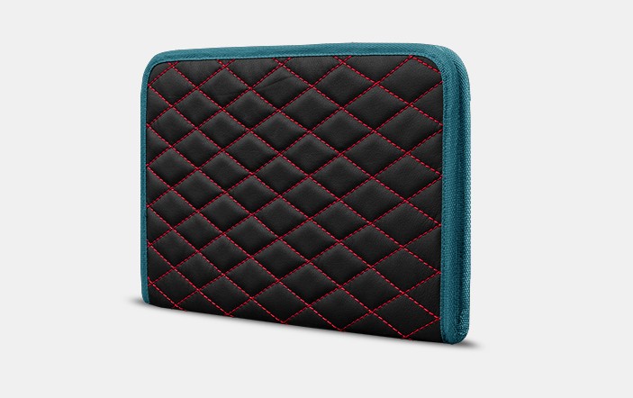 Органайзер для документов А4 от Carbag Черный с красной строчкой и бирюзовой окантовкой
Органайзер для документов А4 от Carbag Черный с красной строчкой и бирюзовой окантовкой