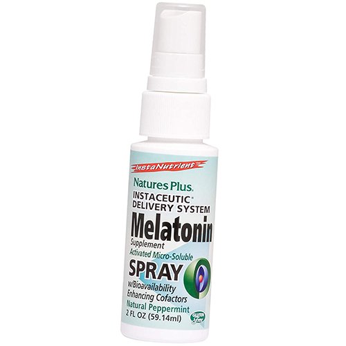 Спрей с Мелатонином, Melatonin Activated Micro-Soluble Spray, Nature's Plus 59мл Мята (72375017)
Спрей с Мелатонином, Melatonin Activated Micro-Soluble Spray, Nature's Plus 59мл Мята (72375017)