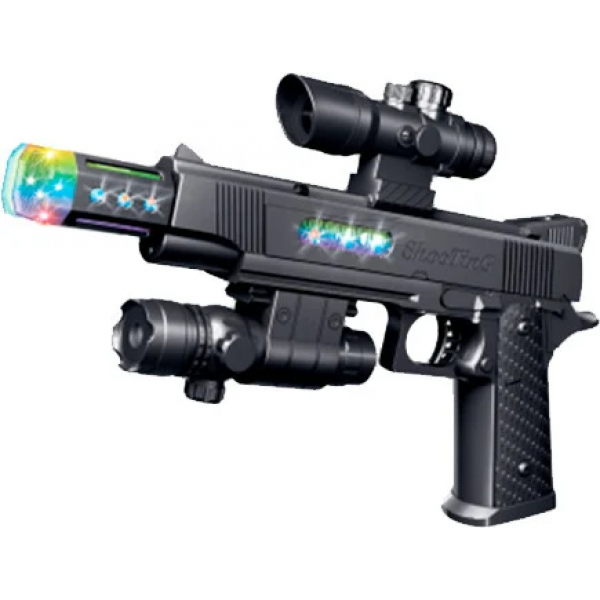 Пистолет игрушечный Свето-Звуковой Colt 1911 Zipp Toys, Детское оружие боевой прототип, звуковая имитация выстрела с вибрацией, яркие световые эффекты + съёмный прицел, 29 см
Пистолет игрушечный Свето-Звуковой Colt 1911 Zipp Toys, Детское оружие боевой прототип, звуковая имитация выстрела с вибрацией, яркие световые эффекты + съёмный прицел, 29 см