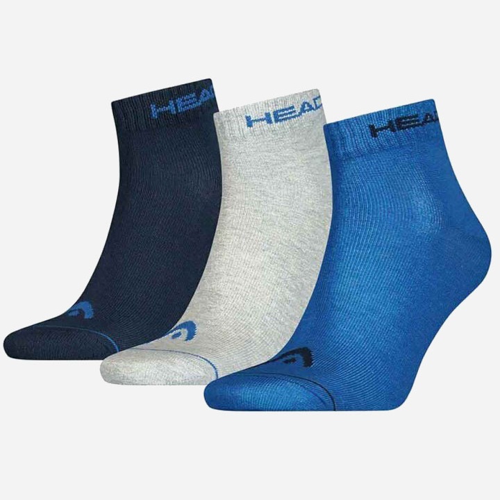 Набор носков HEAD Quarter 3Р Unisex 761011001-001 35-38 р 3 пары Синий/Серый/Темно-Синий
Набор носков HEAD Quarter 3Р Unisex 761011001-001 35-38 р 3 пары Синий/Серый/Темно-Синий