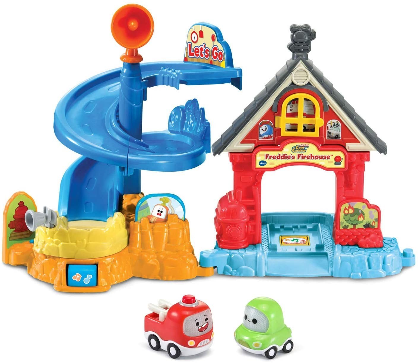 Ігровий набір VTech Go! Go! Cory Carson - Freddie's Firehouse Пожежний будинок Фредді (80-524000) (B082SWLYHG)
Ігровий набір VTech Go! Go! Cory Carson - Freddie's Firehouse Пожежний будинок Фредді (80-524000) (B082SWLYHG)