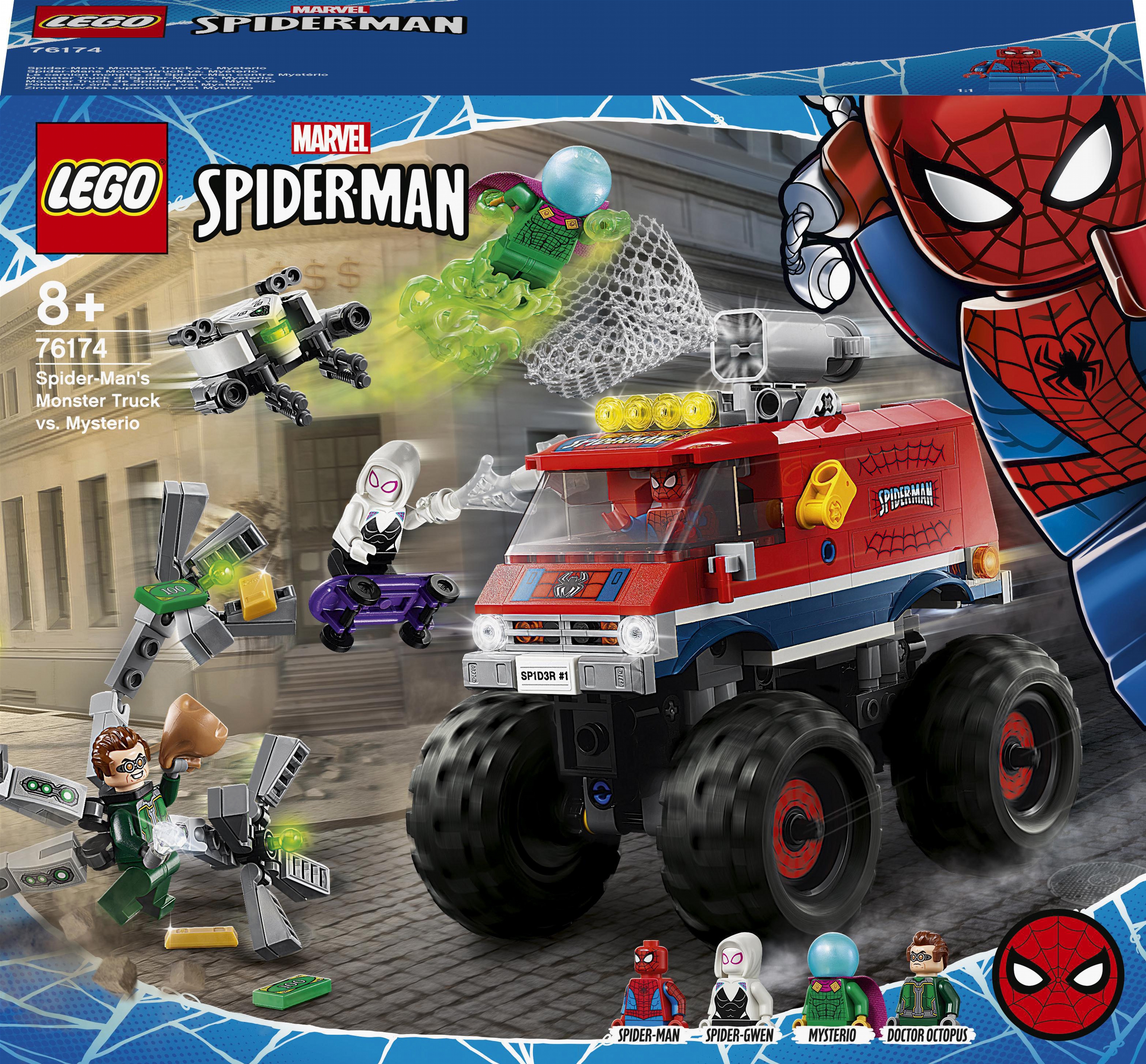 Конструктор LEGO Super Heroes Marvel Грузовик-монстр Человека-Паука против Мистерио 439 деталей (76174)
Конструктор LEGO Super Heroes Marvel Грузовик-монстр Человека-Паука против Мистерио 439 деталей (76174)