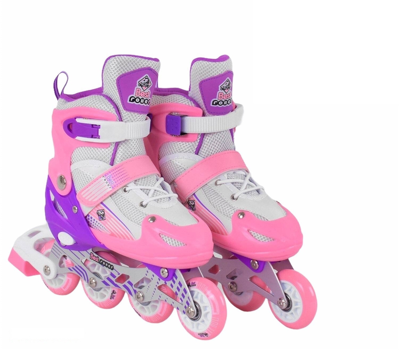 Ролики детские четырехколесные Best Roller с подсветкой размер S 30-33 Розовые
Ролики детские четырехколесные Best Roller с подсветкой размер S 30-33 Розовые