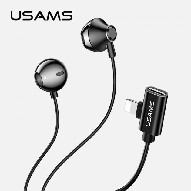 Наушники Usams Bass HIFI Sound для iPhone проводные, с разъемом для зарядки черные (EP-32-BL)
Наушники Usams Bass HIFI Sound для iPhone проводные, с разъемом для зарядки черные (EP-32-BL)